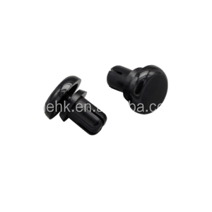 Rivets en nylon noir uni Elehk, rivets à pression en <span class=keywords><strong>plastique</strong></span> adaptés aux trous de 2 mm, 3 mm, 4 mm, 5 mm, 6 mm, rivets à pression en nylon - Product Image 4