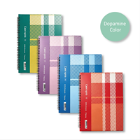 Carnet à spirales personnalisé, ligné, reliure spirale, pour usage scolaire et professionnel, couverture en papier personnalisable, papeterie de bureau pour étudiants