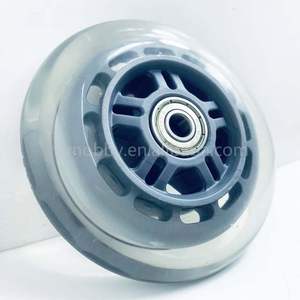 4 pouces linline skate wheels lucency pu filling wheel pour scooter skate - Product Image 3