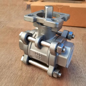 Công nghiệp thép không gỉ nhãn hiệu ba mảnh van bi với dài xử lý 3PC OEM tùy chỉnh cho nước phương tiện truyền thông - Product Image 6