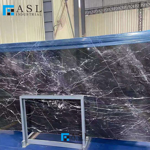 Dalles de marbre naturel poli noir Marquina Imperial italien, noir de Turquie, noir de Grèce, directement de l'usine - Product Image 2