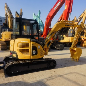 Mini-excavatrice Komatsu PC55MR-3 d'occasion de haute qualité, faible nombre d'heures, avec moteur Komatsu, 5,5 tonnes, 40 kW de puissance, à vendre - Product Image 5