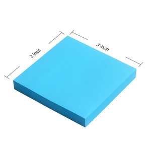 Factory customized fluorescent color 3 * 3-inch convenient tape that can be torn off. Student memo pad can be attached n times t - Product Image 2