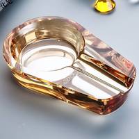 Cendrier en verre cristal mini cigare Offre Spéciale trois couleurs