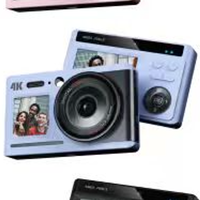 Kamera Vlog Digital X70 Layar Ganda 5K 64MP CMOS dengan Dukungan MicroSD