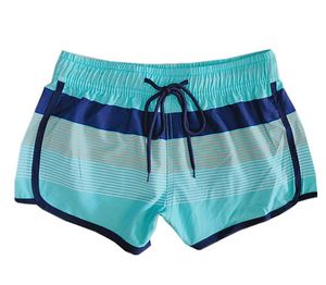Shorts de surf pour femmes avec logo personnalisé imprimé, respirants, extensibles dans quatre directions, en polyester et élasthanne - Product Image 3
