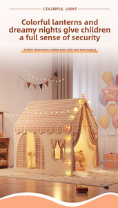 Nouvelle tente de jeu pour enfants, château de princesse, maison de jeu pour garçons et filles, pour bébés et tout-petits, avec fenêtre, portable, en polyester - Product Image 2