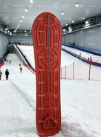 Tabla de Deslizamiento para Nieve Resistente y Gruesa, Superficie Antideslizante Texturizada con Cuerda de Tracción, Trineo Individual para Niños para Jugar en la Nieve de la Montaña