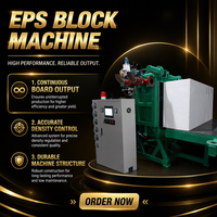 Machine à fabriquer des panneaux en mousse de polystyrène expansé automatique, machine à mouler des blocs de mousse EPS haute densité pour l'isolation des toits, certifiée CE