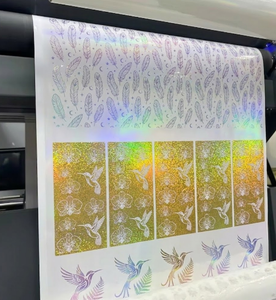 Autocollants 3D personnalisés à transfert UV avec motifs de dessins animés pour gobelets et tasses en résine PET, compatibles avec la sérigraphie - Product Image 2