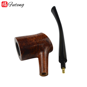 Futeng-pipa de tallo largo de alta calidad para fumar tabaco, pipa de madera con logotipo personalizado - Product Image 6