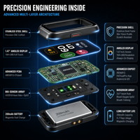 Bracelet connecté intelligent NFC 1.47 AMOLED avec moniteur de fréquence cardiaque, SpO2, suivi du sommeil, étanche IP68, appels sans fil, 100 modes sportifs, OEM