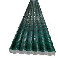 Hoja de Pvc de 1050mm Diseños de casas de techo plano Asa Azulejo de techo de resina sintética de Pvc