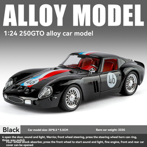 Coche de Juguete de Metal a Escala 1:24, Modelo de Aleación, rafa 250GTO, Puertas Abatibles, Coleccionable, Decorativo, para Exhibición - Product Image 6