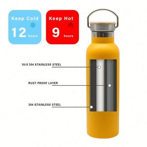 Échantillon Gratuit Nouvelle Bouteille Thermos Sportive Innovante en Acier Inoxydable de 500 ml – Gourde Isotherme Sous Vide - Product Image 3