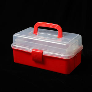 Scatola di immagazzinaggio trasparente moderna materiale PP 5kg capacità di un pezzo del campione cassetta degli attrezzi per gioielli Nail Art accessori Hardware - Product Image 6