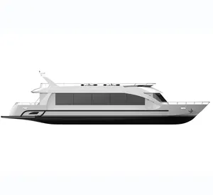 Private custom 18m electric luxury cruise boat Double deck sightseeing ferry for sale