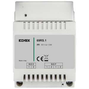 Module relais Elvox 69RS.1 30 V CC 1,5 W Interface Bus D et P Fabriqué en Italie - Product Image 1