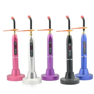 High Quality Wireless LED Colorful Metal Dental Curing Light