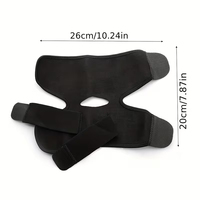 Attelle de cheville réglable et respirante avec sangles de stabilisation, support élastique pour l'entraînement sportif