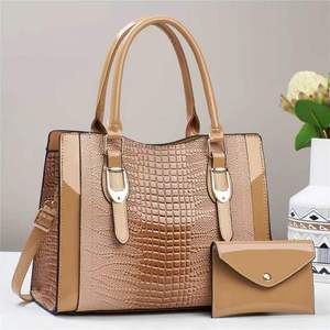 IStapromo Gifts Women's Bags 2 Pieces Set <b>Ladies</b> Shoulder Bags High Quality Designer Luxury Handbags for Women with a <b>Wallet</b> - Product Image 5