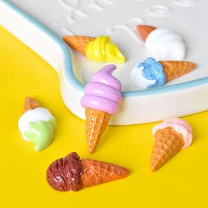 Cabujones de Resina con Forma de Helado, Adorables y en Oferta, para Decoración de Teléfonos, Manualidades, DIY, Accesorios para Scrapbooking - Product Image 6