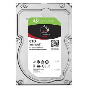 Seagate-Iron- Wolf NAS 7200RPM disque dur interne SATA 6TB 6 Gb/s 3.5 pouces (ST6000VN0033) - Product Image 1