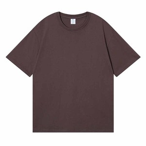 T-shirt à col rond à manches courtes en coton 230g, couleur unie, vêtements de travail décontractés - Product Image 4