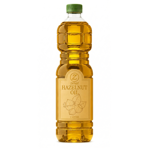 Olio di Nocciole Vergine per Uso Cosmetico e Alimentare, Bottiglia da 1000 ml - Product Image 1