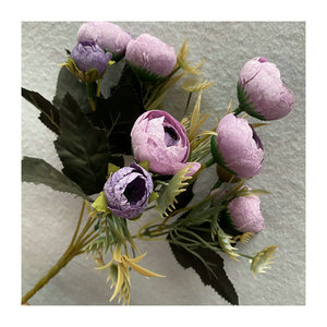 Usine de fleurs artificielles Meiyu Craft, fleurs artificielles, camélia flocon de neige 27 cm, décorations pour mariage et maison - Product Image 5