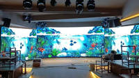 Module d'affichage LED couleur pleine P1.86 pour intérieur, panneau mural vidéo modulaire 3840 pour la publicité
