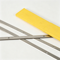 Lame de raboteuse HSS de haute précision 331x16.5x1.8mm, lame de raboteuse à double tranchant et trois trous pour le rabotage du bois
