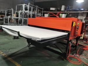 Nouvelle <span class=keywords><strong>presse</strong></span> à chaud pneumatique automatique double station Shenghua 1 pour sublimation de t-shirts, idéale pour la vente en gros et la personnalisation professionnelle - Product Image 2