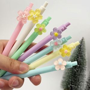 Stylo bille à clip fantaisie motif fleur dessin animé coloré et mignon - Product Image 6