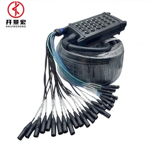 24 canali Roll Stage Box cavo Dmx Audio De Y Power Snake XLR cavo maschio a femmina Multi microfono - Product Image 2