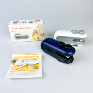 Mini scelleuse domestique, outil de scellement anti-humidité pour snacks en plastique, scelleuse portable pour sacs en plastique, <span class=keywords><strong>conservation</strong></span> des aliments - Product Image 4