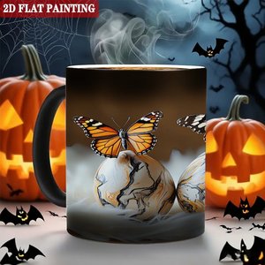Custom Printed Magic Mug <b>Ceramic</b> 11oz Frosted Black Heat Sensitive Blank <b>Cup</b> - Product Image 6