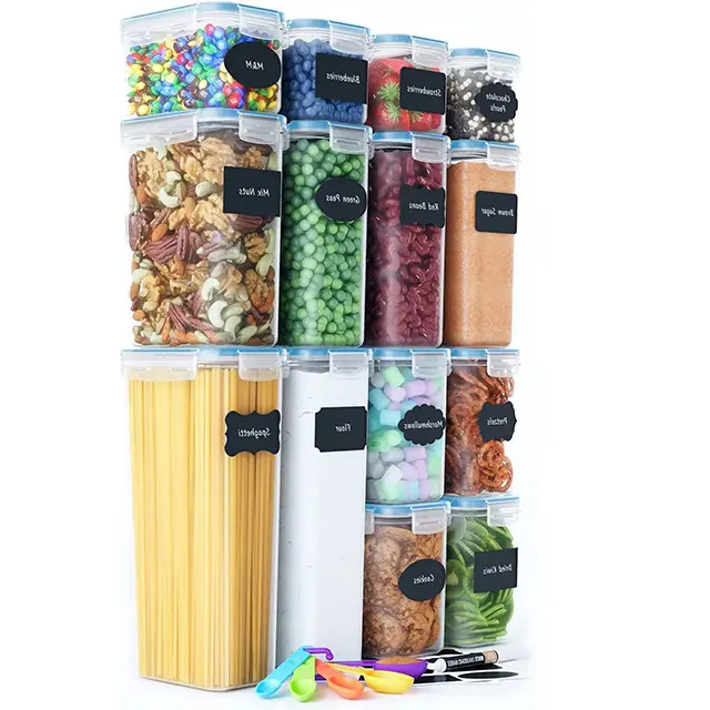 Food Grade Empilhável 2 Camadas Redonda Plástico Trigo Palha Food Container Lunch Box Bento Lunch Box com Colher e Garfo