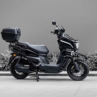 Scooter électrique tout-terrain pour adulte 1500W 2000W 60V/72V 12 pouces avec pneus larges et porte-bagages