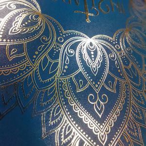 Cartes de tarot personnalisées Ted 70x120mm, estampées à chaud, encre métallique, bords dorés, pour jeux d'échecs et de cartes - Product Image 2