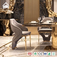 Chaise de salle à manger en velours, style nordique minimaliste moderne, chaise de négociation pour hall d'hôtel, chaise d'appoint avec accoudoirs et dossier, mobilier de restaurant