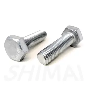 Hex Bolt And Nut Din934 Galvanized M8 M10 M12 Hex Bolt Stainless Steel Hex Bolt And Nut