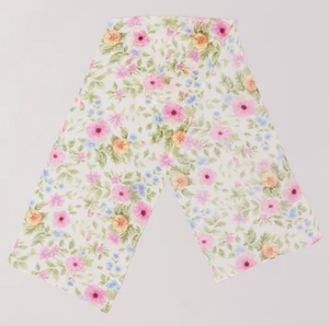 Floral Print Silk Scarf Lightweight Chiffon Neck <b>Wrap</b> Soft Sheer Satin <b>Shawl</b> for Women Summer Beach Cover-Up Scarves - Product Image 4
