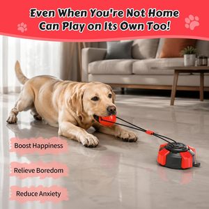 Jouet de tirage mains libres pour chien, jouet de tirage à la corde pour chien à forte aspiration, jouet interactif indestructible pour l'auto-entretenissement et l'entraînement des animaux de compagnie - Product Image 2