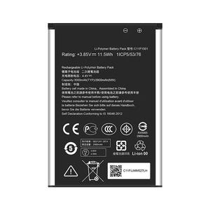 Batterie de remplacement C11P1501 2070mAh pour Asus Zenfone 2 Laser ZE500KL CE RoHS Vente en gros Haute capacité Grade A - Product Image 3