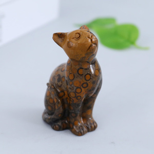 Natural Crystal Egyptian <strong>Cat</strong> <strong>Figurine</strong> 3 Inch Hand Engraved Gemstone Religious Sculpture Yuchenglin Brand Fashion Trend Home - Product Image 5