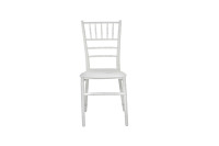 Chaise de salle à manger Chiavari en polypropylène blanc moderne et abordable