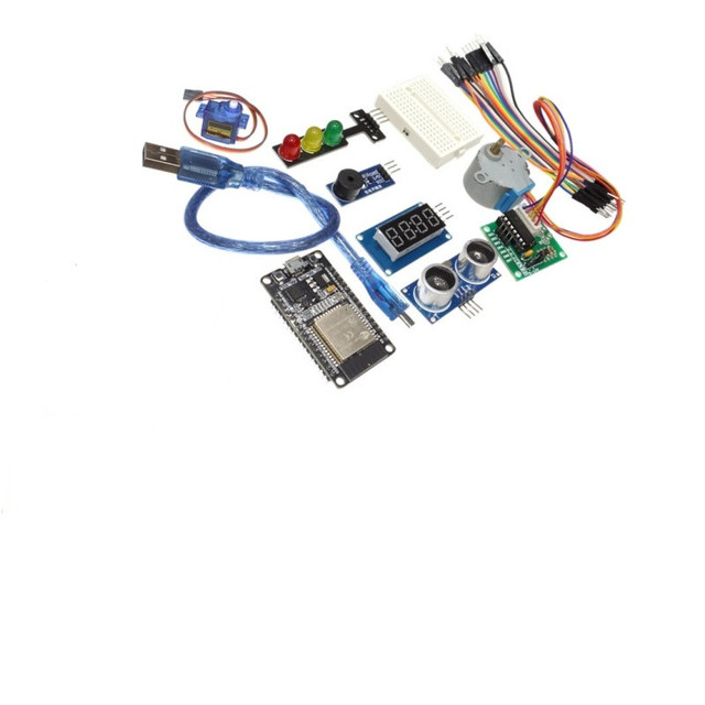 AIZESION ESP32 NumOne IoT DIY Kit with Built-in Graphics Programming and Code Programming 20x20x8 Dimensions
