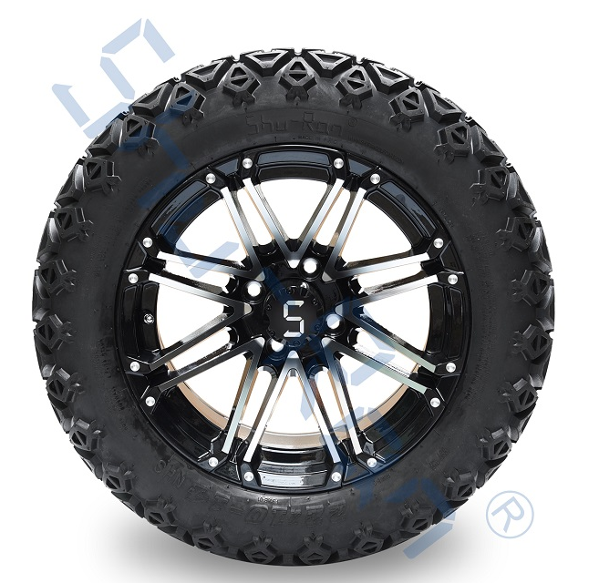 Machined/ Gloss Black