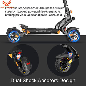 Scooter Eléctrico Todoterreno Plegable e Impermeable con Suspensión Completa, Control por Aplicación, Capacidad de Carga de 150 kg, Batería de Litio, hasta 50 km/h - Product Image 6